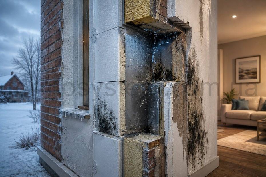 Чому з’являється грибок після утеплення будинку